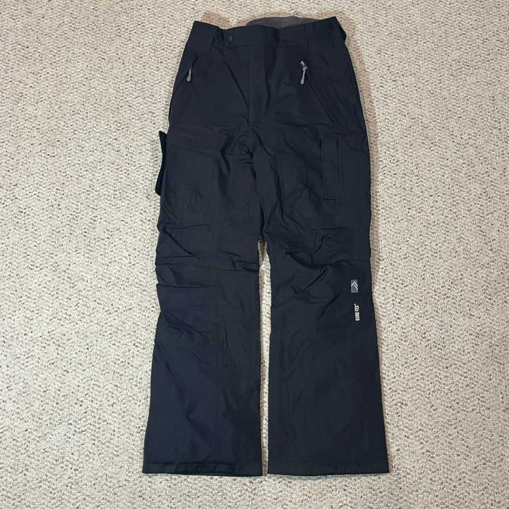 Alpine Design GORE-TEX Mens Medium Black Snow Ski Snowboard Pants Trousers 32W32